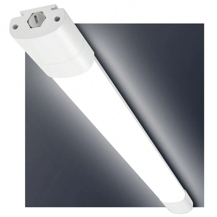 LEOEU La striscia luminosa a soffitto con tubo LED ad alta luminosità da 60 cm/90 cm/120 cm/150 cm, 20 W/30 W/36 W/45 W, luce neutra 4000 K, è adatta per ufficio/officina/garage/centro commerciale/corridoio/cantina, può essere collegata da un'estremità all'altra per fornire la migliore esperienza di illuminazione per uso interno ed esterno.