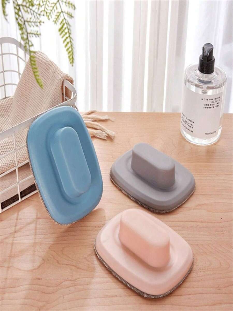 1 Handheld Wet Dry Dual-Purpose Cleaning Brush, Household Screen Cleaning Brush, Simple Glass Cleaning Brush, High-Rise Window Cleaning Tool, Suitable For Cleaning Living Room, Bedroom Glass, And Bathroom Glass,