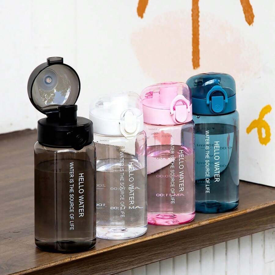 1 Stück 550ml Sportflasche - Weltraumbecher Design, große Kapazität, langanhaltend PC-Material, tragbare Outdoor-Wasserkanne für Fitness und Wandern, Festgeschenk, Schulanfang