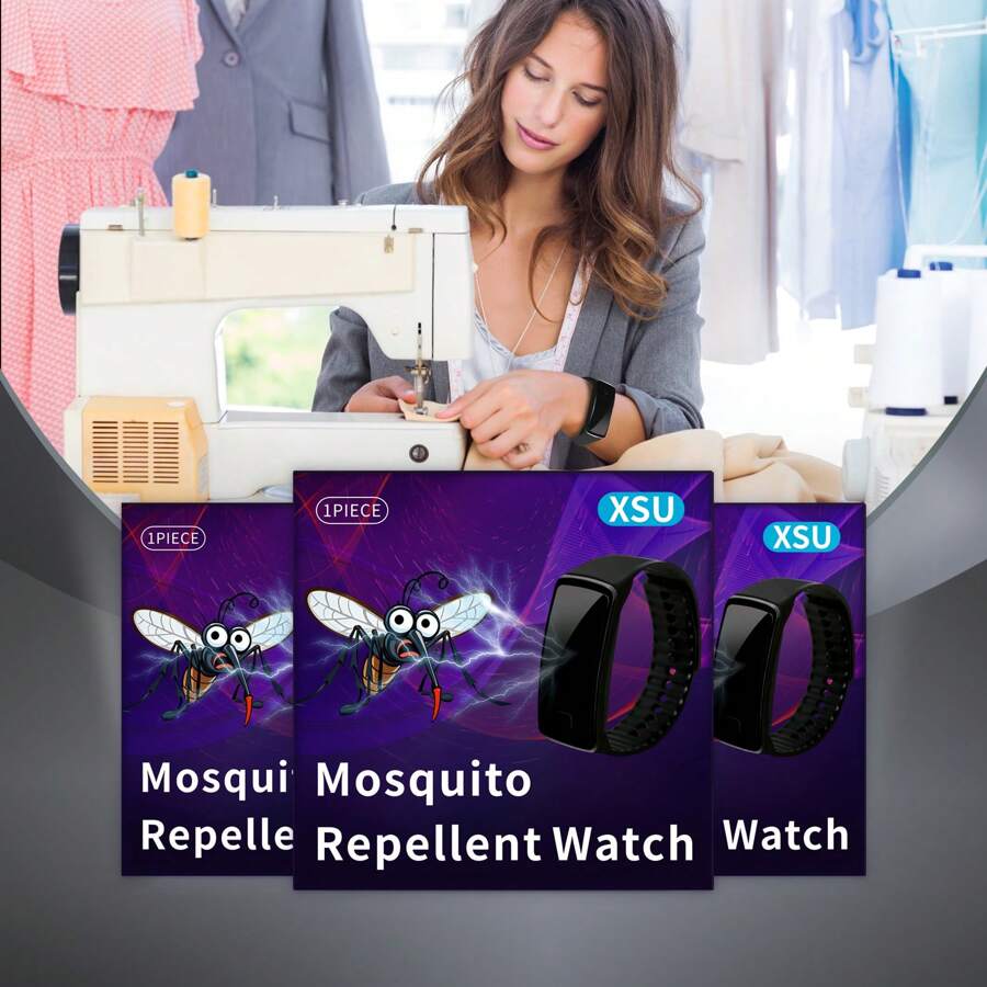 Reloj electrónico repelente de mosquitos, dispositivo anti-mosquitos de verano, reloj para hombre y mujer, dispositivo anti-mosquitos para el hogar, reloj anti-mosquitos para exteriores, pulsera anti-mosquitos para la naturaleza, pulsera repelente de mosquitos, pulsera para hombre, pulsera repelente de insectos, pulsera anti-mosquitos, dispositivo electrónico repelente de mosquitos