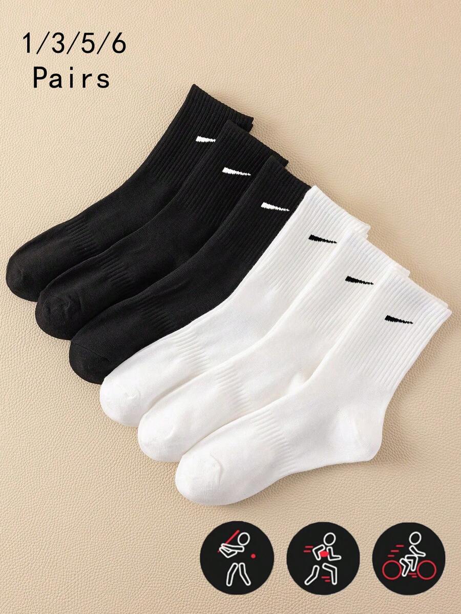 1/3/5/6 Paar, neue Frühlingsstile, einfache Designs, multifunktionale Kurzsocken. Atmungsaktiv, bequem und saugfähige Kurzsocken, geeignet für den täglichen Gebrauch, Sport, Büro, lässigen Stil und alle Jahreszeiten. Valentinstag Socken für Frauen und Männer.