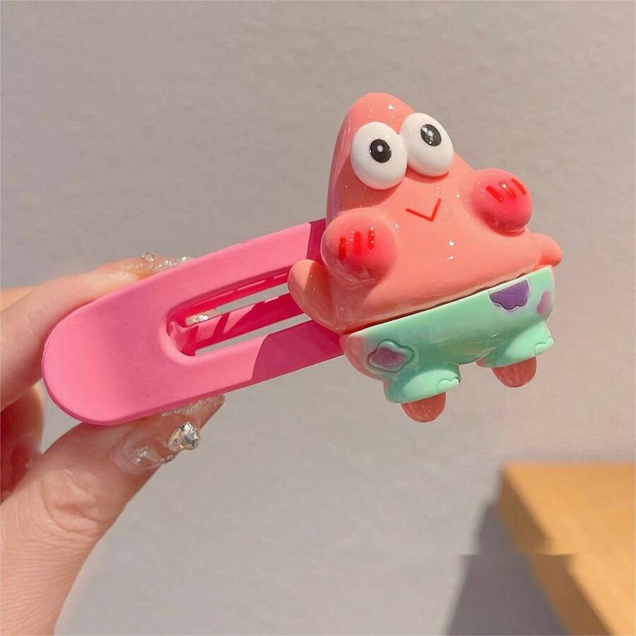 SPONGEBOB 1pc SpongeBob Clips Color Hair Claw Nonslip Hairpins Barrette Fashion Hair Accessories Gifts New