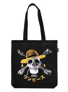 One Piece nero, bianco e giallo