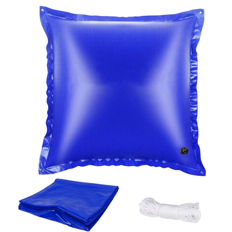 Inflatable Swimming Pool Thick Frost Protection Cover, Floating Cushion Air Mat Pillow, Swimming Pool Anti-Dust Protective Pillow