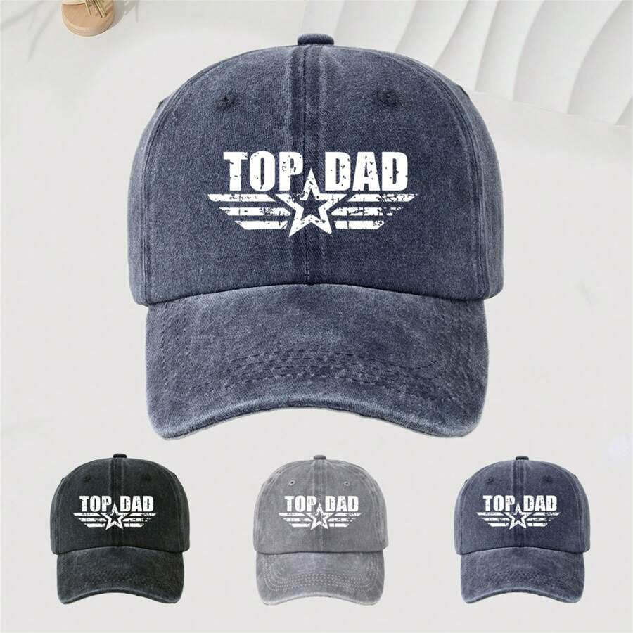 1pc Baseball Cap With Graphic Print, Washable Adjustable Hat, Fashion Breathable Versatile Sun Protection Hat, Suitable As Gift For Holiday