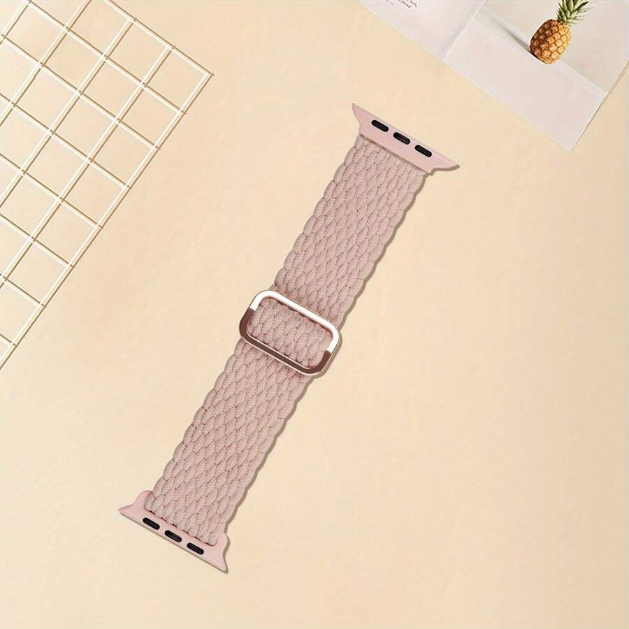 Bande de montre compatible avec boucle solo élastique tressée 38 mm 40 mm 41 mm 42 mm 44 mm 45 mm 46 mm 49 mm pour femmes et hommes, bracelet en nylon élastique Starlight compatible avec Ultra 2 Série 10 9 8 7 6 SE 5 4 3 2 1 comme cadeau pour les étudiants retournant à l'école