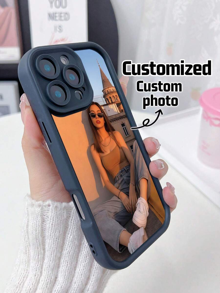 1 Stück personalisierter DIY Foto-Handyhülle kompatibel mit Apple 16 Pro Max/16 Pro/16 Plus/16/15 Pro Max/15 Pro/15/14 Pro Max/14 Pro/14/11/11 Pro Max/12/12 Pro/12 Pro Max/13 Pro Max/13 Pro/13, A02/A05S/A22/A32/A06/A52/S10/S23FE/S24FE, /Redmi Modelle, einzigartiges Foto-Geschenk für Geburtstage, Weihnachten, Familie, Freunde, Freundinnen