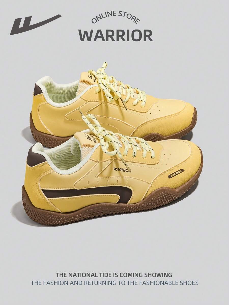 WARRIOR 1 Pair Women's Flat Leather Casual Outdoor Daily Versatile Fashion Sporty Shoes