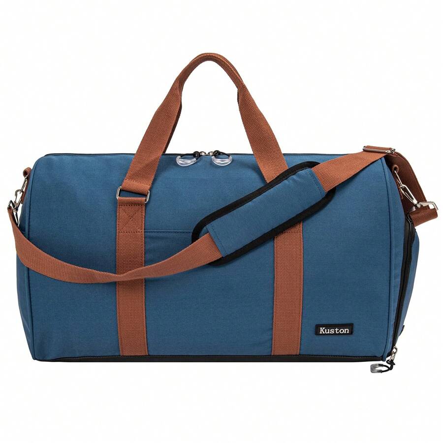 Gym Duffel Bag With Shoes Compartment For Men And Women,With Wet And Dry Pocket,Small Travel Duffle Bags For Airplanes, Sports, Swimming, Yoga, Overnight.