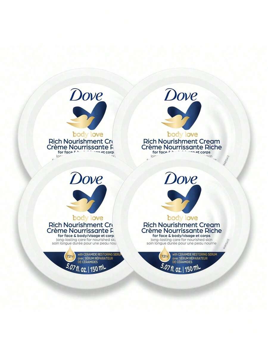 Dove Rich Nourishment Cream By Dove For Unisex - 5.07 Oz Cream - Pack Of 2/3/4/6/12