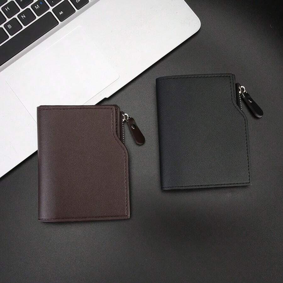 Men's Minimalist Solid Color Wallet & Card Holder With Multiple Card Slots For Men Wallet Mini Wallet Purse Wallet Card Wallet School Supplies