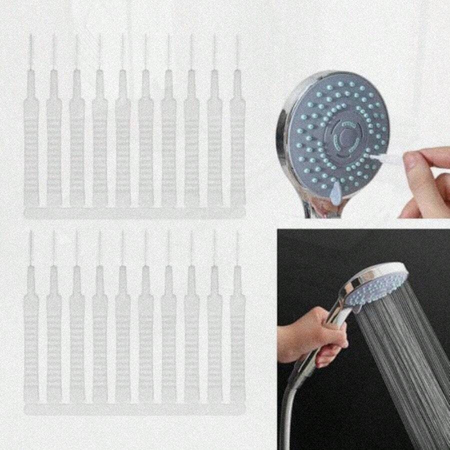 20 PCS Shower Head Cleaning Brush For Small HoleShowerhead Cleaning Brushes Picks Multifunctional Hole Cleaning Brush For Pore Small Nozzle Keyboard Back To School