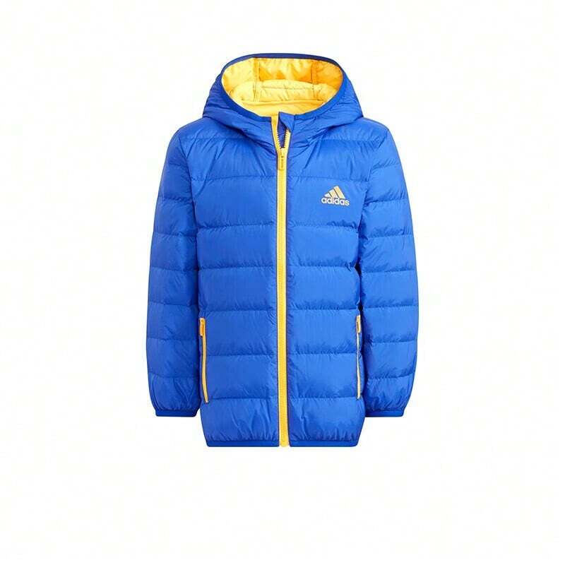 Adidas Chaqueta deportiva cálida con capucha y plumón para niños