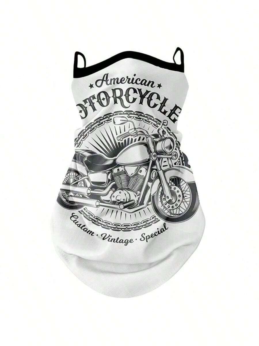 Retro Moto Cycling Sunscreen Mask Motorcycle Headscarf Summer Anti-UV Outdoor Neck Head Cover Riding Face Shield Sport Headwrap