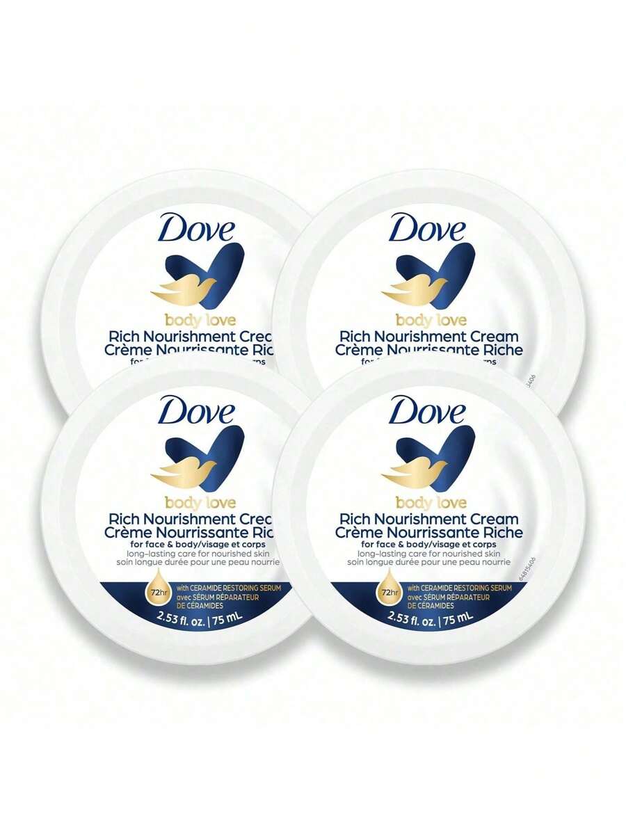 Dove Rich Nourishment Cream By Dove For Unisex - 2.53 Oz Cream - Pack Of 2/3/4/6/12