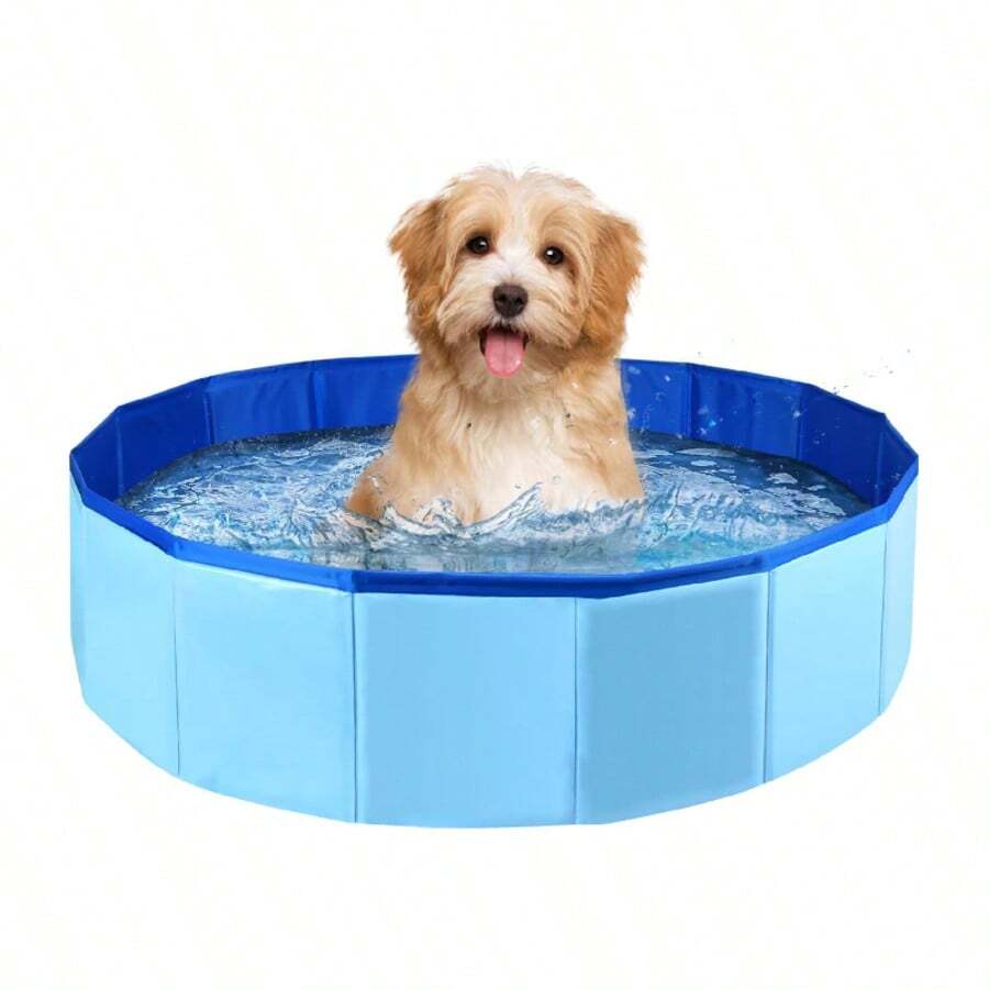 PVC Pet Bathing Basin, Portable Foldable Bathing Tub/Pool, Dog Swimming Pool Bathtub, Cat Bathing Basin
