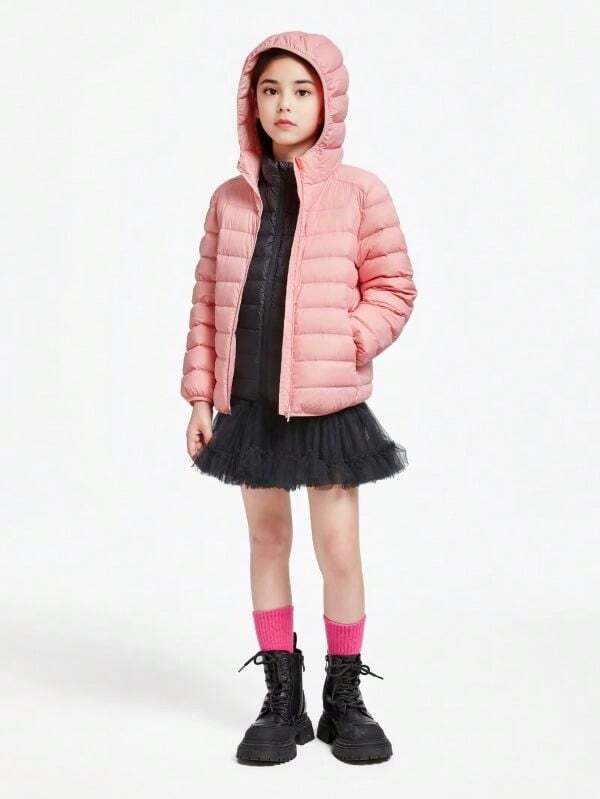 Annil Boys' And Girls' Children's Clothing. Lightweight Down Jacket. Winter Three-Proof Outerwear. Warm, Windproof And Fashionable.