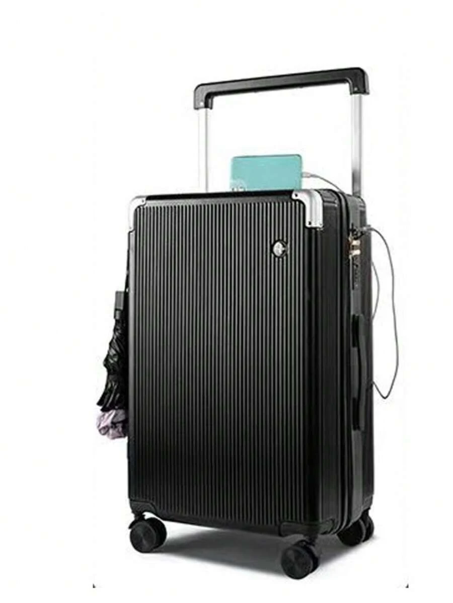 Nueva maleta de gran capacidad con asa ancha y cerradura de combinación de moda multifuncional, equipaje de gran capacidad y duradero con bolsillo para laptop, ruedas de 360 grados y cerradura TSA, maleta, estuche de viaje, adecuado para viajes de negocios, unisex, gran regalo y artículo de viaje, bolsa para accesorios escolares y cosas de la escuela