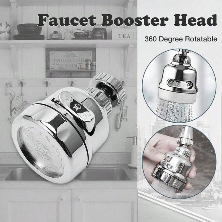 1 pezzo Aeratore universale per rubinetto, ugello per rubinetto, filtro per risparmio idrico, ugello antispruzzo per rubinetto, splitter per rubinetto, filtro pressurizzato per rubinetto, accessori per lavandino da cucina e bagno