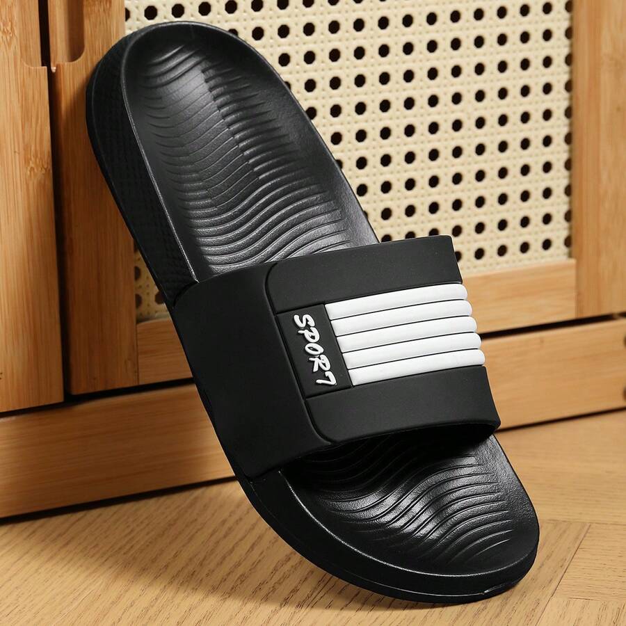 Leichte, rutschfeste, lässige Outdoor/Indoor Herrensandalen mit zweifarbigem Design, atmungsaktiv und bequem für den Sommer