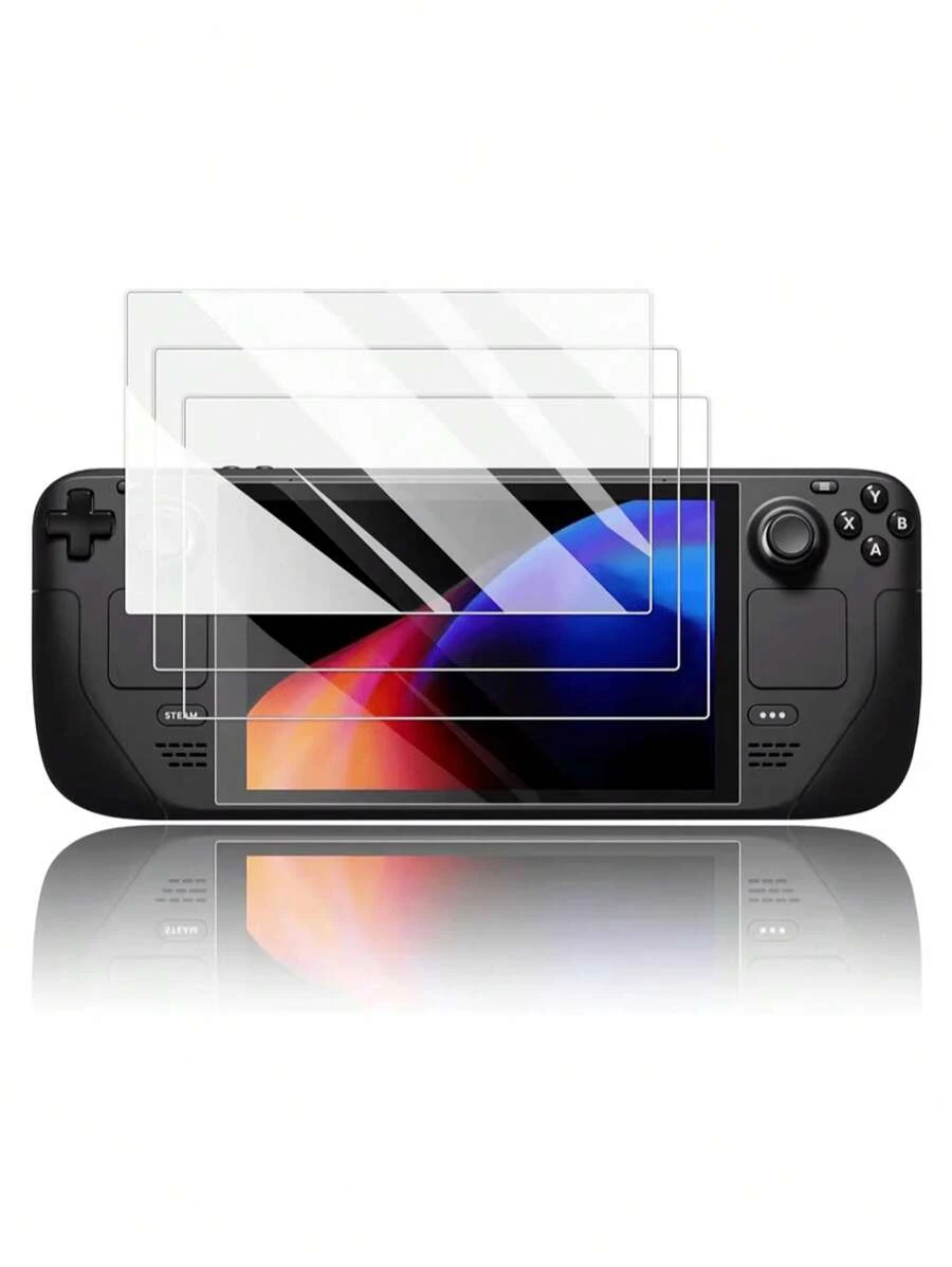 Verre trempé premium pour la console de jeu Valve Steam Deck, protecteur d'écran anti-rayures de 9H pour les accessoires Steam Deck