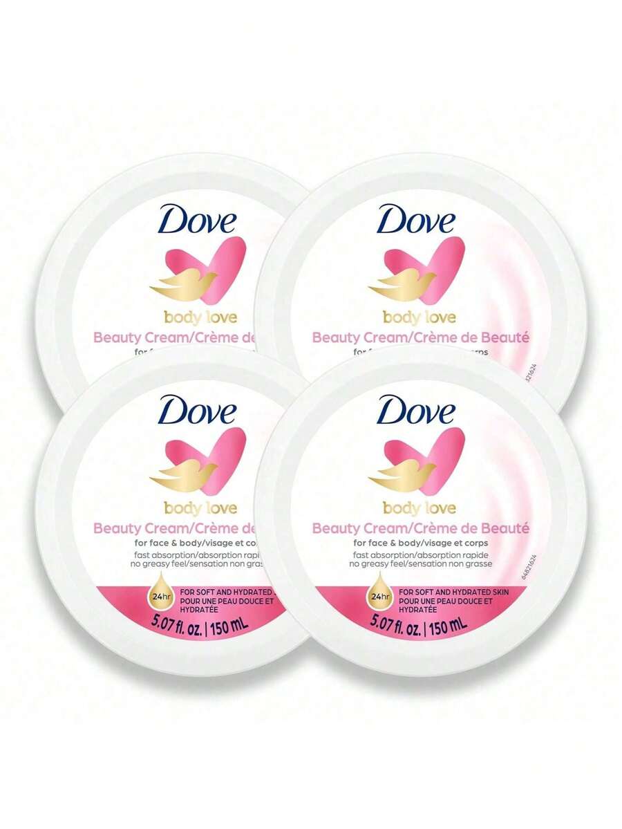 Dove Beauty Cream - Pink By Dove For Women - 5.07 Oz Cream - Pack Of 2/3/4/6/12
