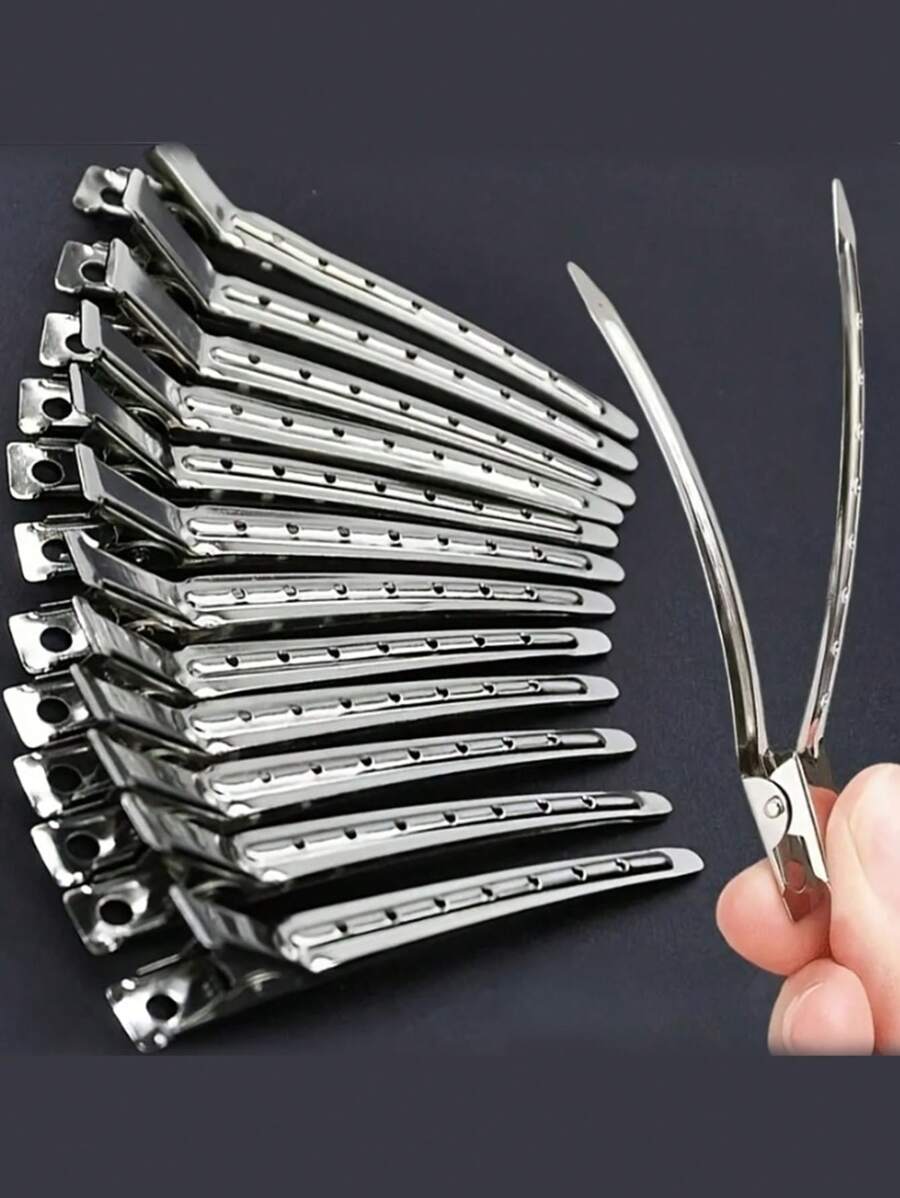 20/10pcs Styling Tool Set, One-Word Clip, Traceless Hair Clip, Duckbill Clip, Plastic Card Hair Clip That Does Not Hurt The Hair Tips, Hair Root Fluffy Curling Clip, High Top Top Airflow Bangs Curling Clip, Hair Root Fluffy Clip, Side Bangs Makeup Style, Best For Christmas, Perfect For Thanksgiving