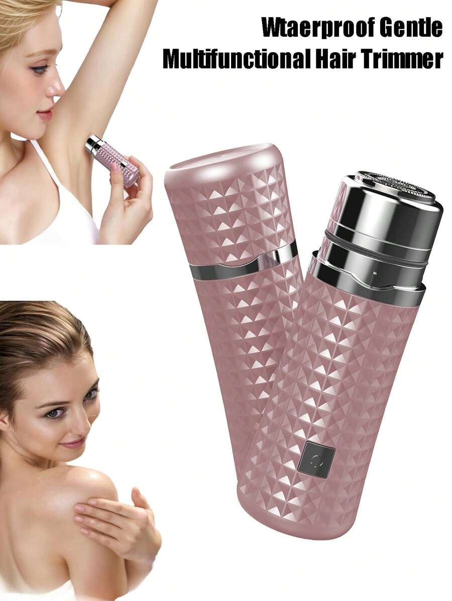 Mini Razors For Women, Upgraded Portable Powerful Electric Razors For Women Men, Facial Hair Remover For Women, Painless Face Shaver For Travel Office Business Trips, 300mAh