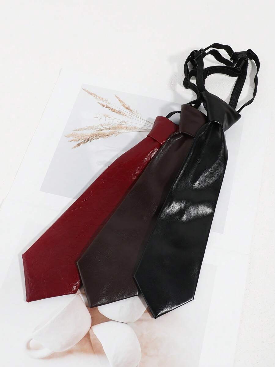 1 Stück Modische elegante Einfarbige Damen-Halsbindekrawatte, geeignet für den täglichen Gebrauch, Partys, Geschäft und Reiseoutfits