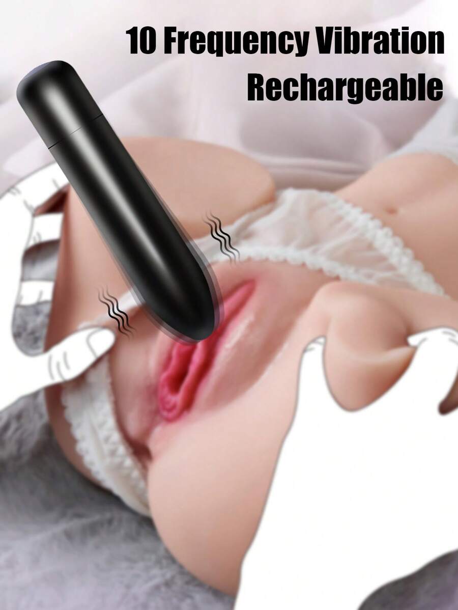 Vibrador de bala, 10 modos potentes estimulador de pezón, punto G y clítoris para viajes, resistente al agua, silencioso, mini masajeador vaginal para mujeres, juguetes sexuales para mujeres y parejas