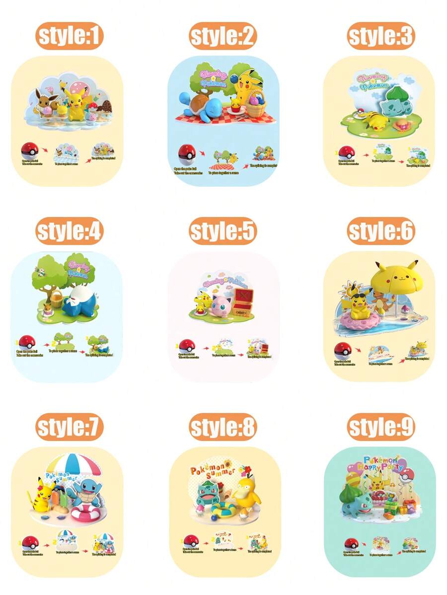 pokemon Purchase Pikachu Statues, Pokemon, Dried Sea Turtles, Pokemon Balls, Pokemon Transformation Balls, Pikachu Dolls, Party Decorations, Party Small Gifts, Etc