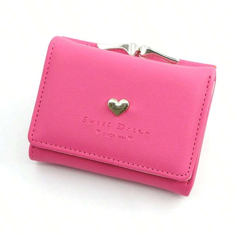 New Mini Short Women Wallets High Quality Coin Pocket Luxury Female Purses Card Holder Photo Holder Cute Wallet For Girls For Women Money Wallet Mini Wallet Purse Wallet Small Wallet