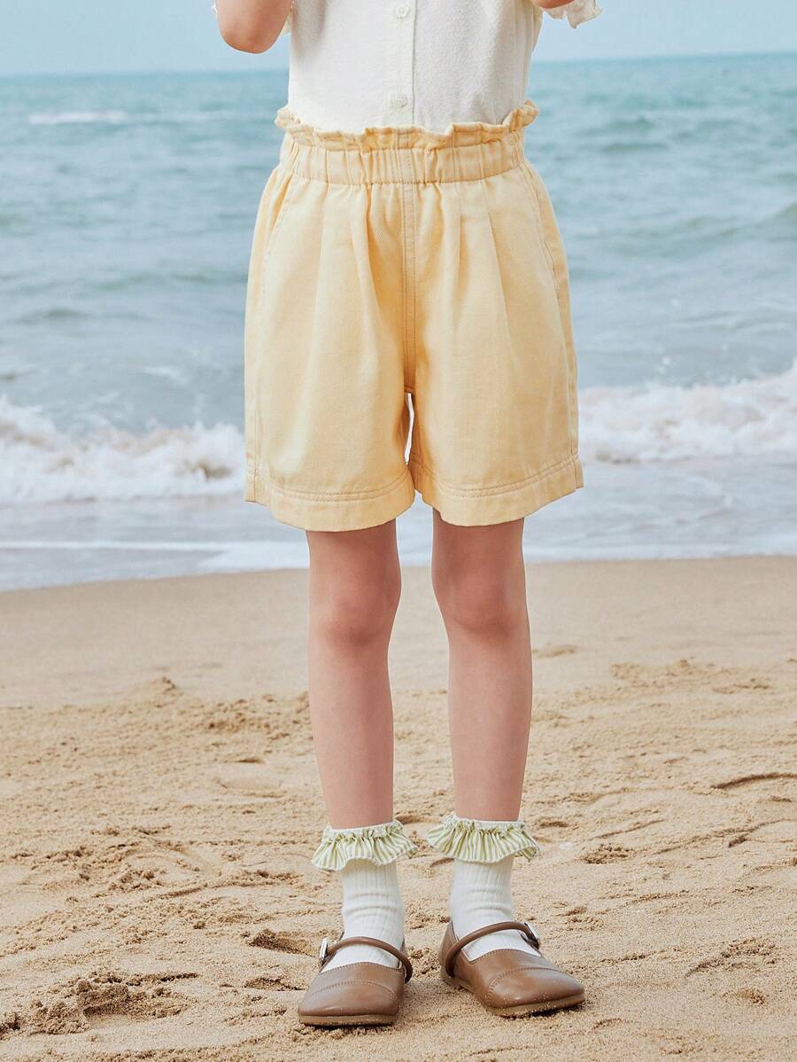 mini bala Shorts de verano para niñas - Toque fresco y ajuste holgado - Elegante y cómodo