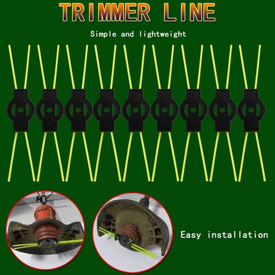 5pcs/10pcs Trimmer Line - Easy Replacement Grass Trimmer Line - Lawn Mower Head Accessories - Suitable For Various Lawn Mowers