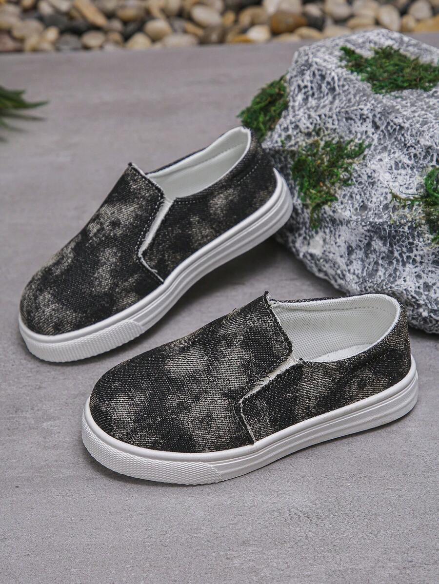 1 Pair Kids Fashion Sports Shoes, Boys And Girls Indoor/Outdoor Casual Canvas Shoes, Toddler Non-Slip Breathable Running Sneakers