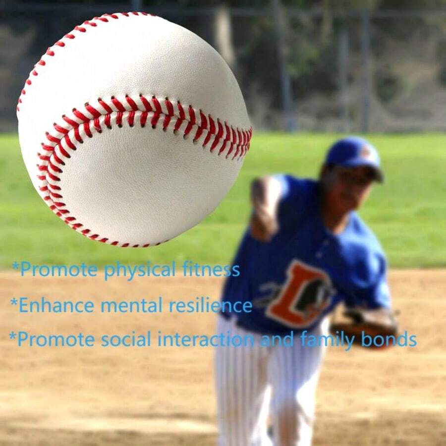 Hand-Stitched Baseball, Soft Baseball, PVC Soft Baseball, Baseball & Softball, Training Baseball, For Adults & Teenagers, Professional Baseball Games
