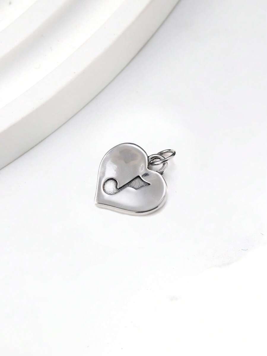 1pc Simple And Unique 925 Sterling Silver Joyful Melody Charm DIY Pendant Delicate Jewelry Gift For Women Or Men