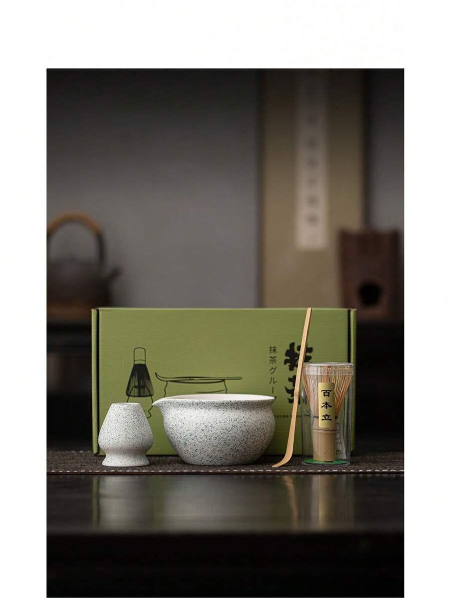 2PCS Japanese Style Ceramic Eagle Beak Dual Color Tea Bowls Set, High Temperature Fired, Easy To Clean Glazed Surface, Carefully Crafted, Anti-Slip & Elegant, Exquisite Gift Box Suitable For Birthday & Holiday Gifts, Suitable For Home, Office, Outdoor Camping Etc., Tea Whisk, Upright Tea Spoon, Teacup Holder, Song Dynasty Tea Utensil
