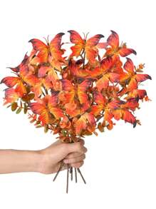 5-autumn Colors-butterfly Short Branches