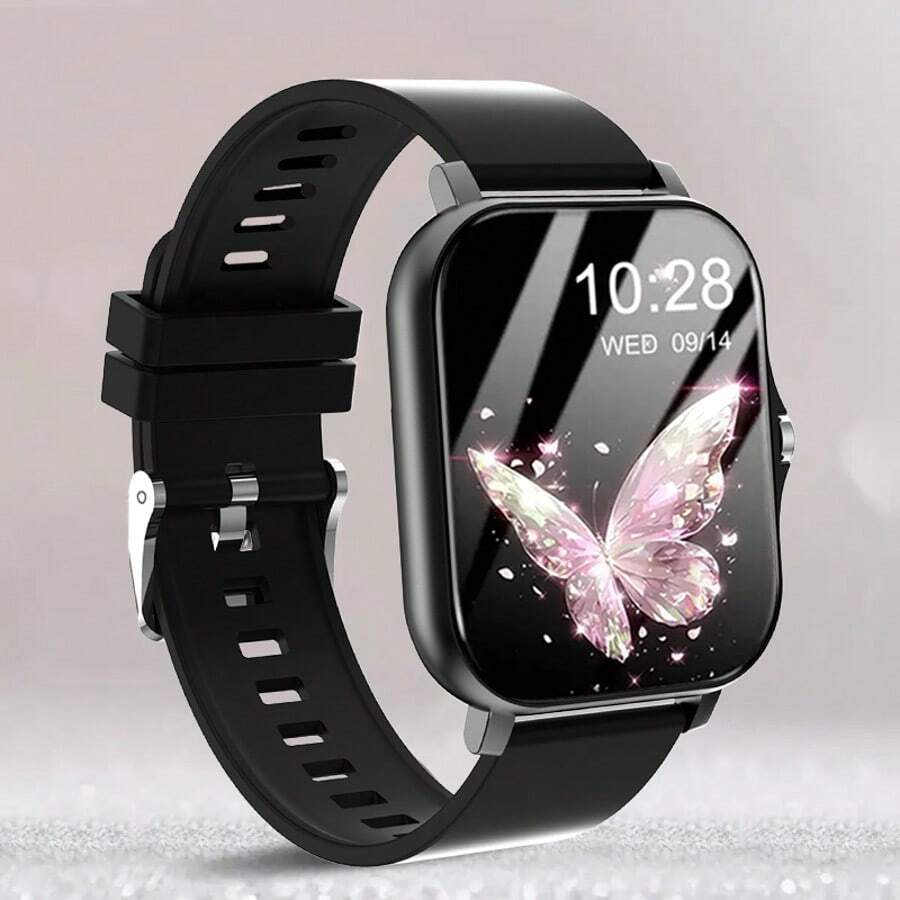 LOMAXFR Smart Watch, Custom Wallpaper, Multiple Sports Modes, Sports Tracking, Wireless Calling/Dialing, SMS Reminder, Call Reminder And Rejection, Weather Forecast, Unisex, Suitable For IOS/Android, Holiday Gift, Birthday Gift.