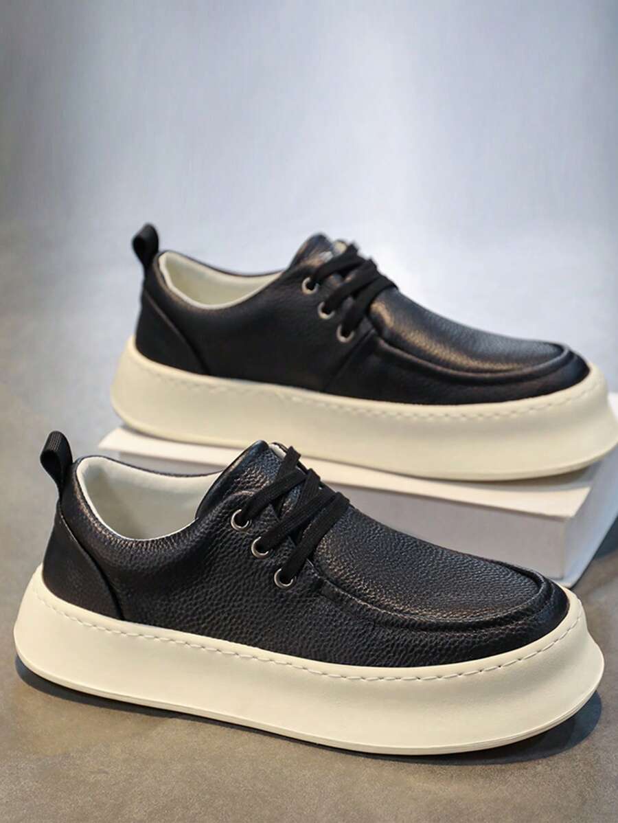 Herren Leicht Anti-Rutsch Leder Oberfläche Mode Lässig Vielseitig Sneaker Schuhe