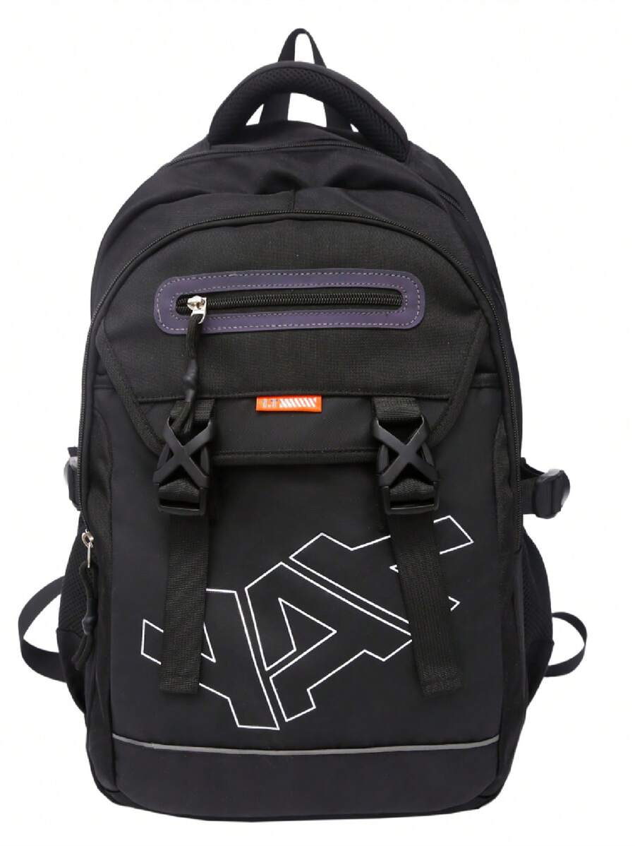 Large Capacity Lightweight Casual Sports Backpack For Middle & High School Male Students Bag For School College