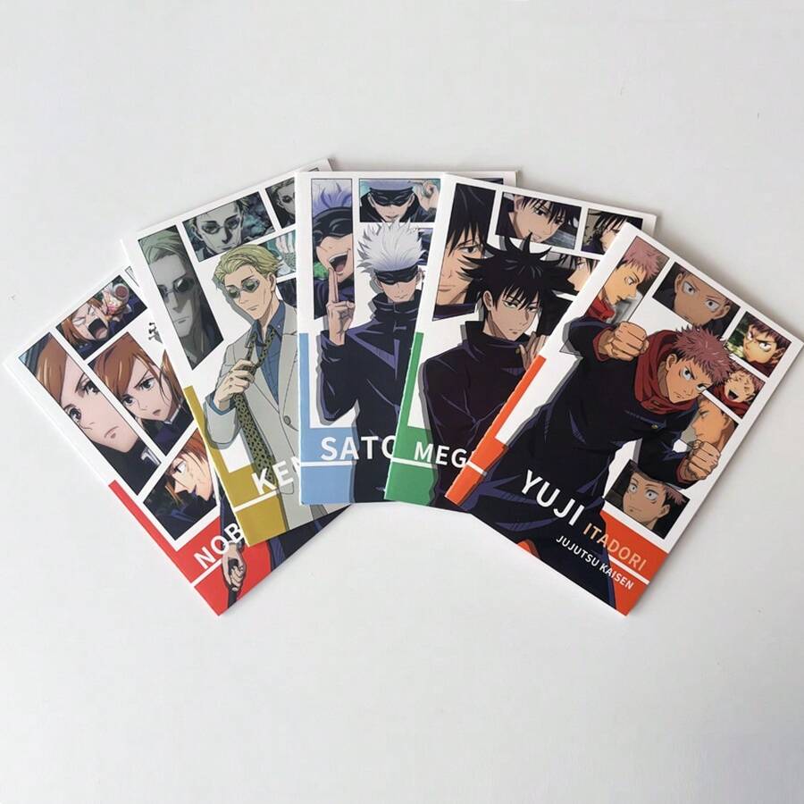 Jujutsu Kaisen 1pc Jujutsu Kaisen Notebook, Fushiguro Megumi Workbook, Gojo Satoru Lined Notebook, Itadori Yuji Journal, B5 Student Exercise Book Stationery, Back To School Supplies