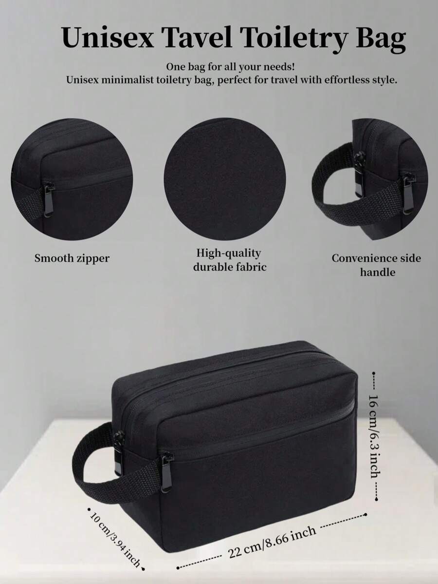 1 Stück/2 Stücke Großraum Reise Tragbare Herren Kulturbeutel, Damen Kosmetiktasche für Grundbedarf Wasserbeständige Schminktasche Handtasche, Wasserdichte Rasurtasche für Toilettenartikel, faltbare Aufbewahrungstasche mit Fächern und Griff für Kosmetikpinsel und Werkzeuge