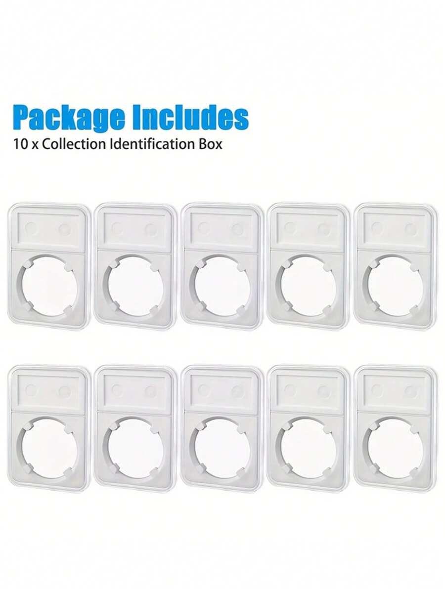 (1 Packung / 10 Boxen-Sets) Kleine Aufbewahrungsbox, kleine Begutachtungsbox, Sammelbox
