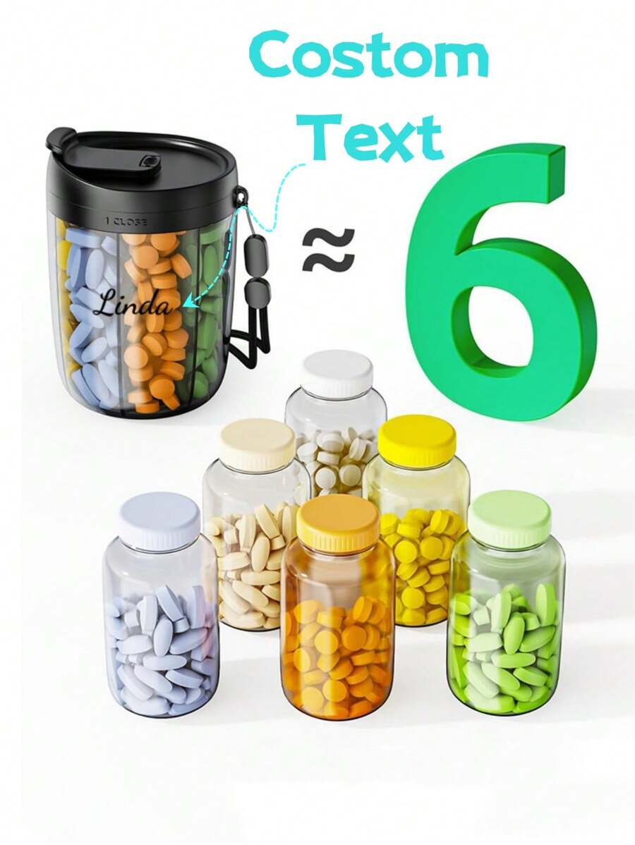 Maßgeschneiderter Medizinschrank, großer Stauraum, praktisch, wasserbeständige Kunststofffächer, Pillenaufbewahrungsbox, versiegelter transparenter Behälter, Aufbewahrungsbox, feuchtigkeitsgeschützter Medizinschrank