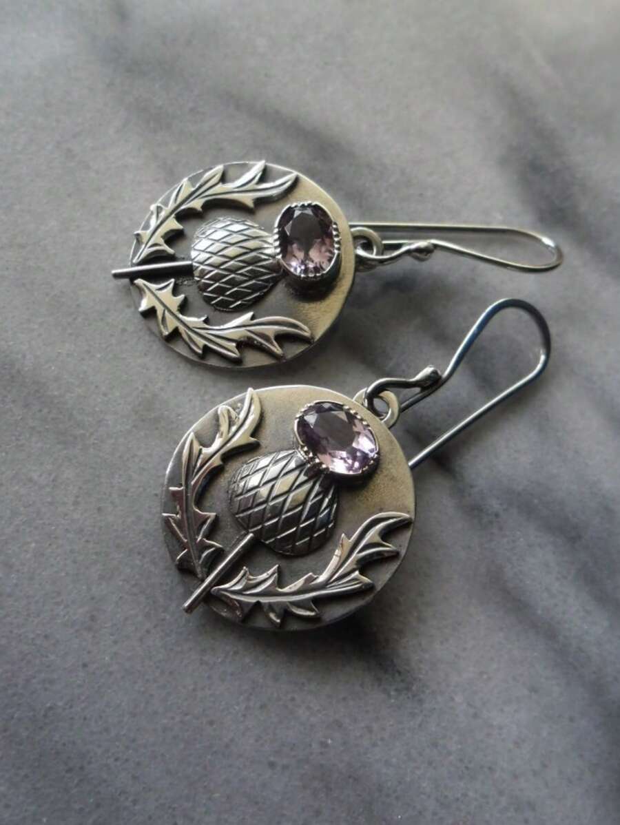 1 Pair Vintage Boho Design Earrings, Creative Unique Jewelry Accessories Gift For Women, Suitable For Daily And Festival Wear