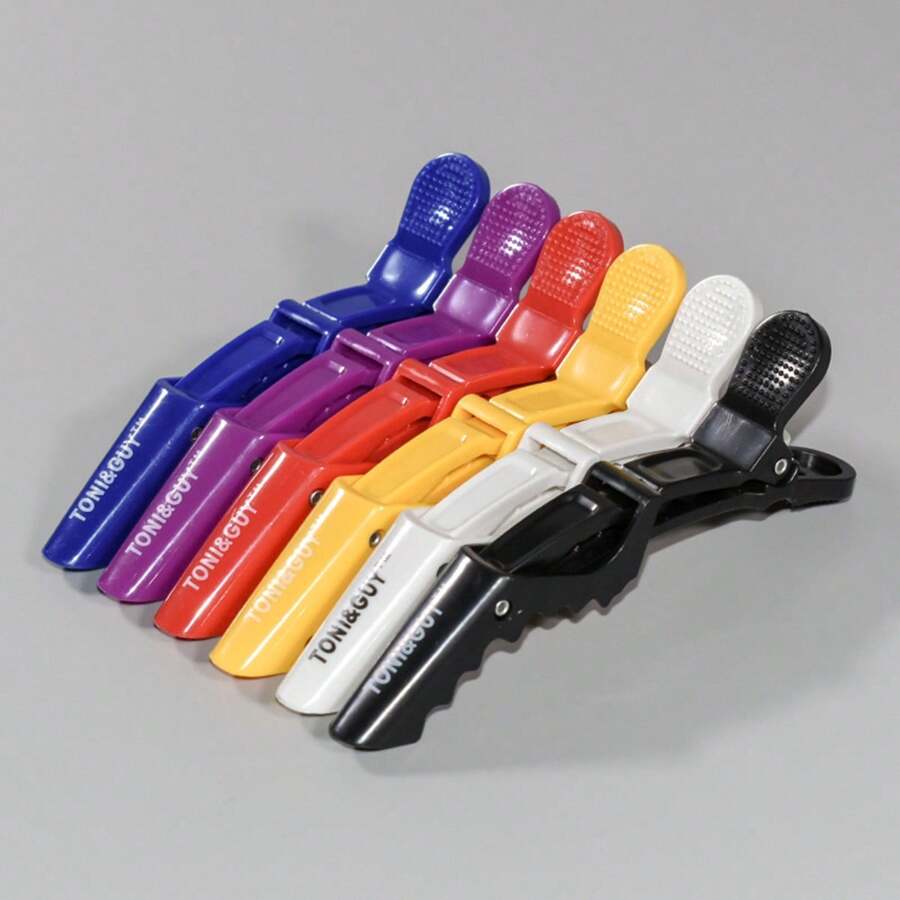 1/6 pièces Pinces à cheveux transparentes en plastique en forme de bec de canard, accessoire capillaire indolore sans dommage, outil de coiffure chignon haut, accessoire capillaire pour usage domestique et salon, retour à l'école