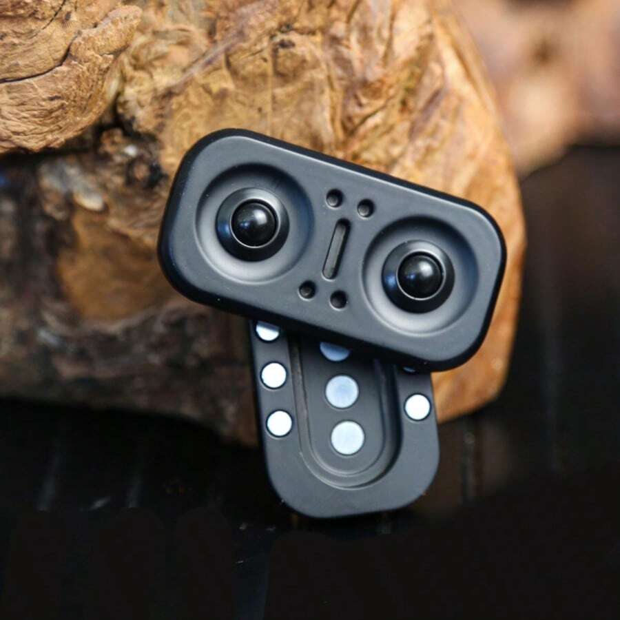 Juguete antiestres de acero inoxidable con 3 en 1: spinner de dedos, moneda pop y clip de Telegram - Gadget para aliviar el estrés