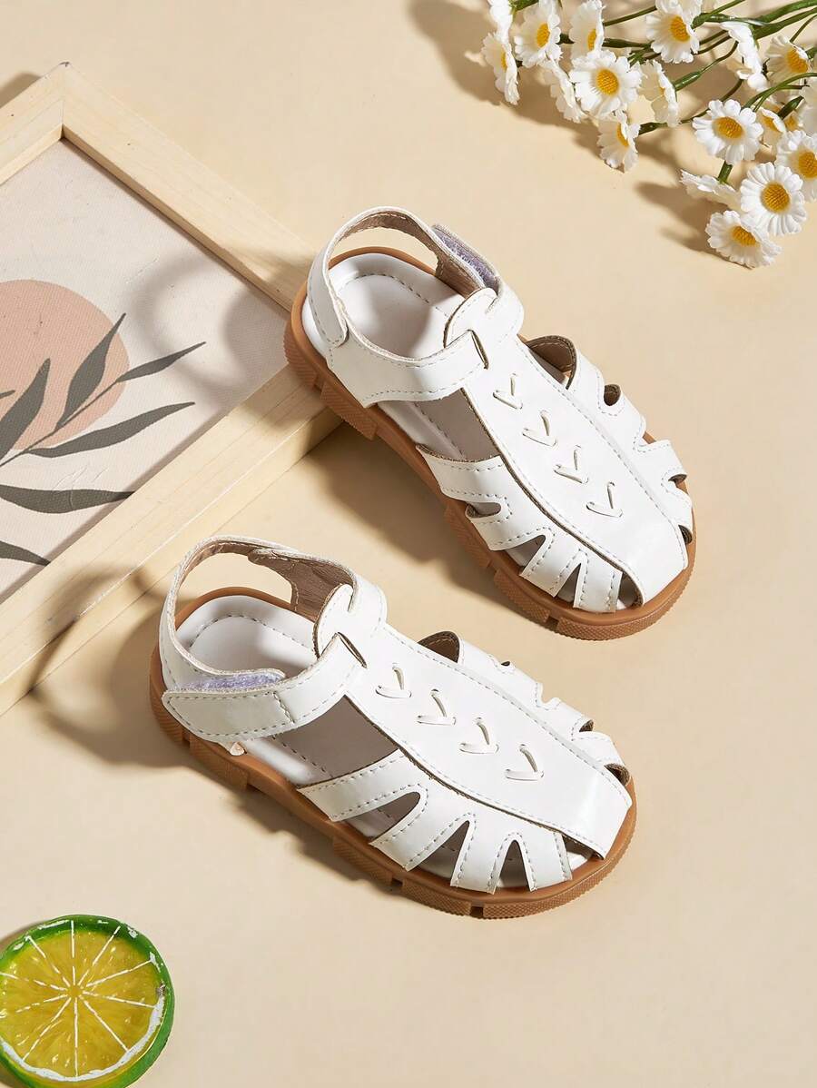 1 par de sandalias planas de princesa, versátiles, cómodas y con estilo